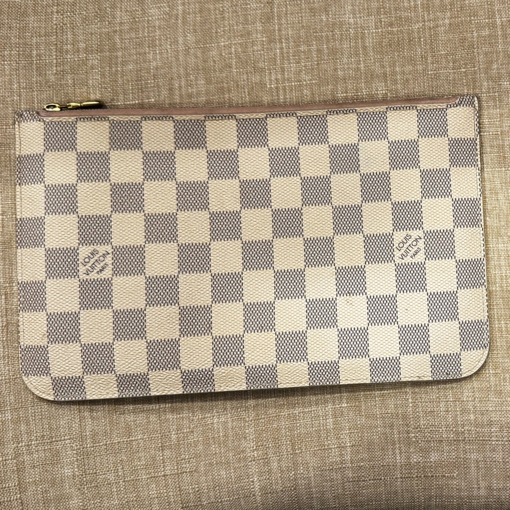 Authentic Louis Vuitton Damier Azur Wristlet